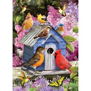 Spring Birdhouse Diamond Art Crafts - Animals, Birds, Colorful, Nature, etc